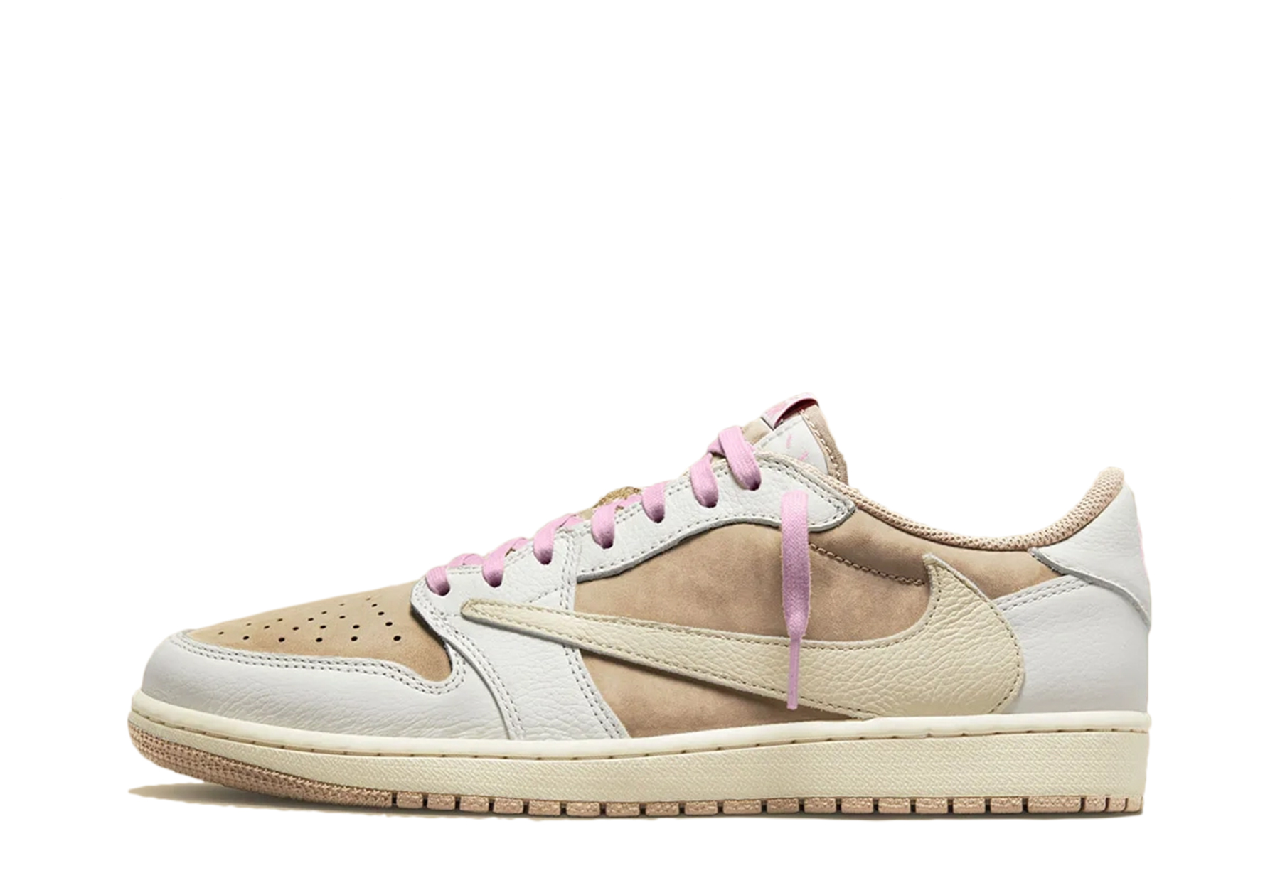 Jordan 1 Retro Low OG SP Travis Scott Sail Shy Pink